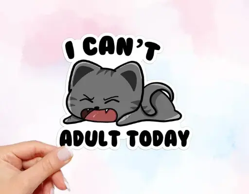 Cat Motivational Stickers (pack)